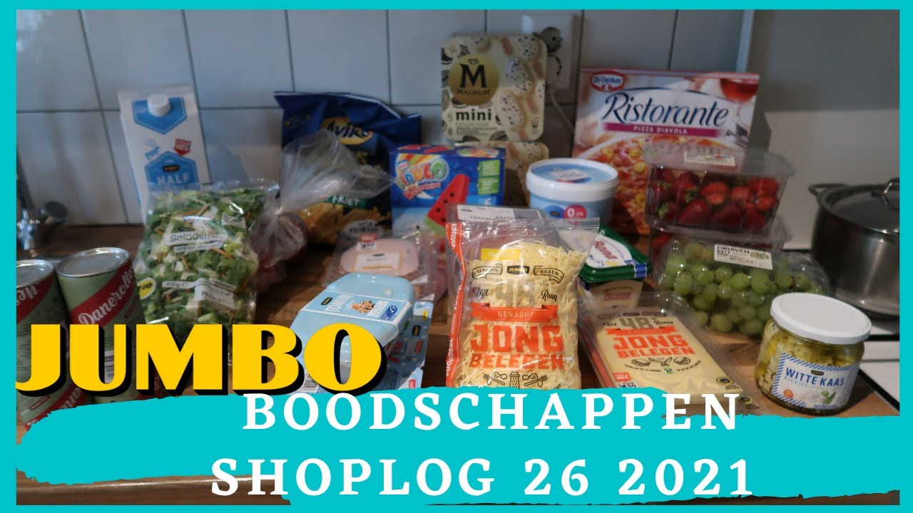 JUMBO BOODSCHAPPEN SHOPLOG WEEK 26 2021