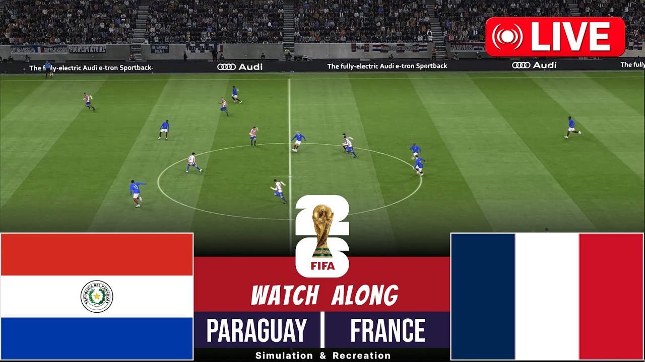 Paraguay vs France | FIFA World Cup 2026 I Full Match Streaming | Video Game Simulation