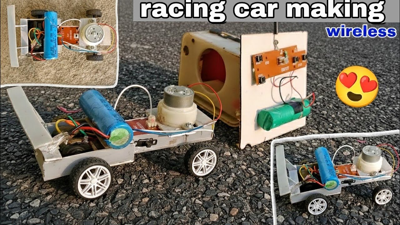 How to make rc car | घर पर बनाएं रिमोट कंट्रोल रेसिंग कार 