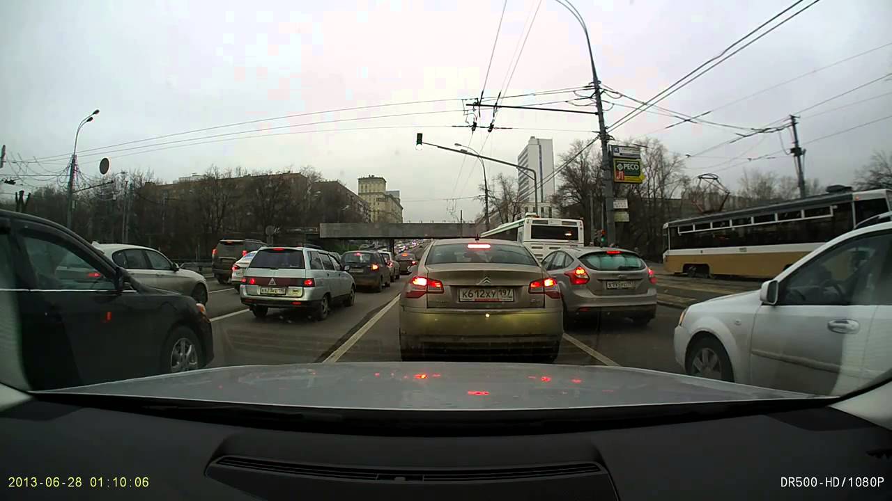 Blackvue DR500 Light съемка днем
