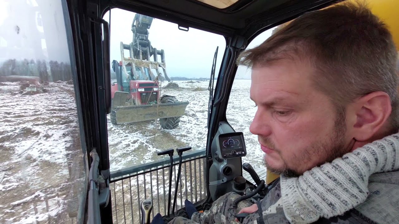 Буксирую трехколесный трактор