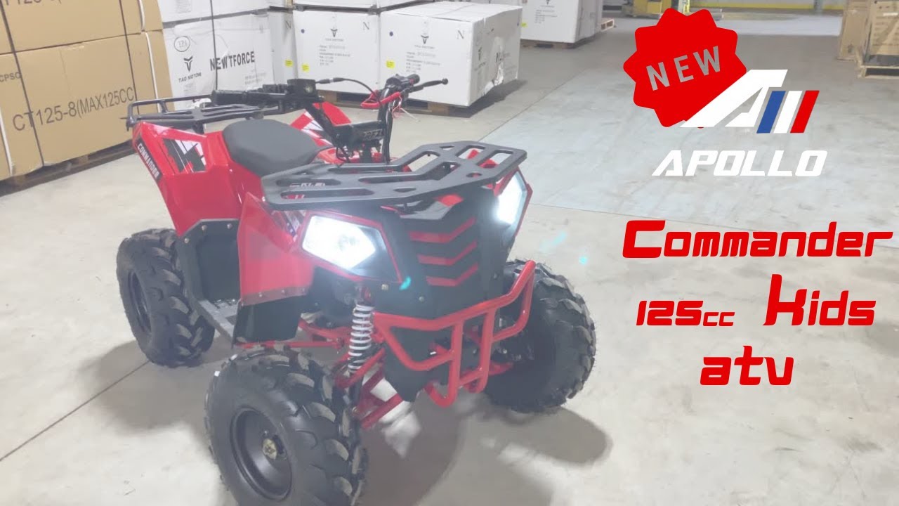 Apollo Commander 125cc Kids ATV Specs and Features | TribalMotorsports.com