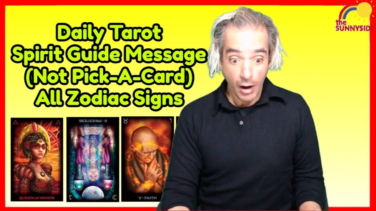 😊🔮Daily Tarot Spirit Guide Message All Zodiac Signs (Not Pick-A-Card) Tarot Reading