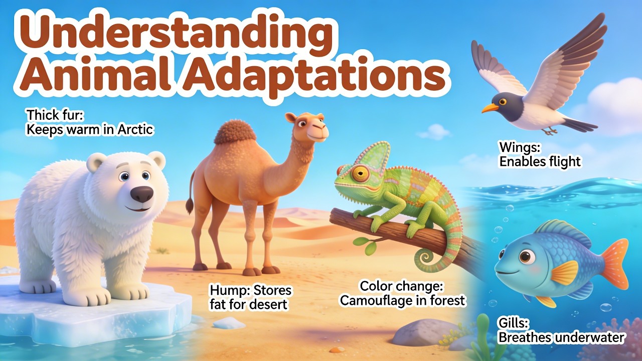 Understanding Animal Adaptations (12 Minutes)
