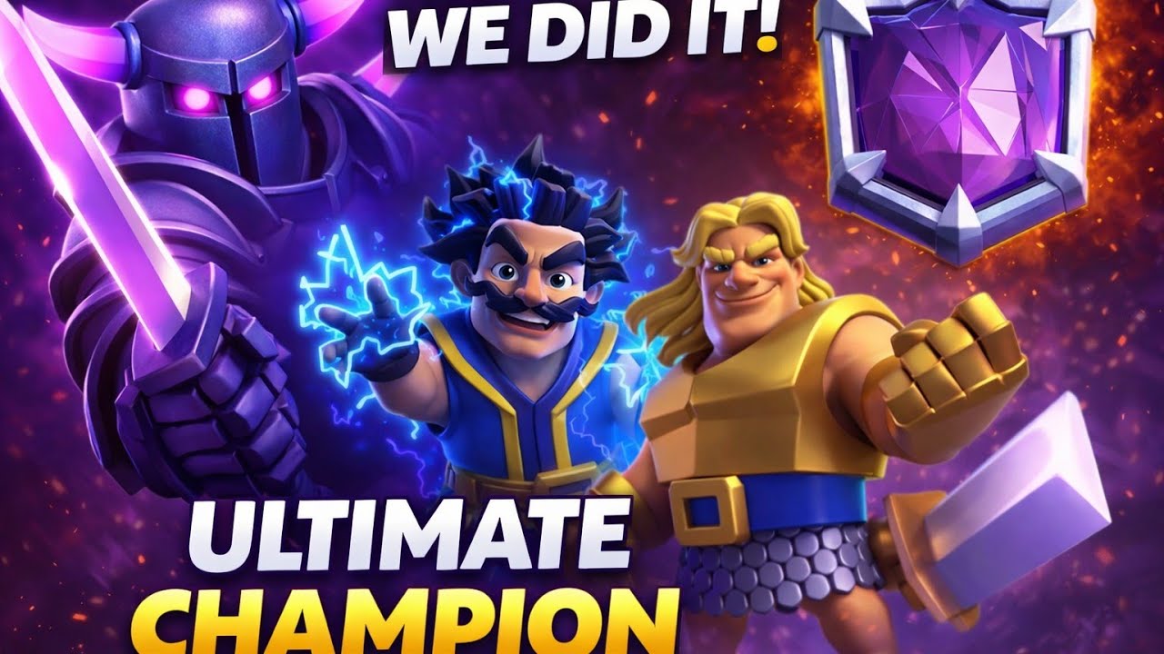 We Did It. Ultimate Champion with PEKKA Bridge Spam | Road to UC