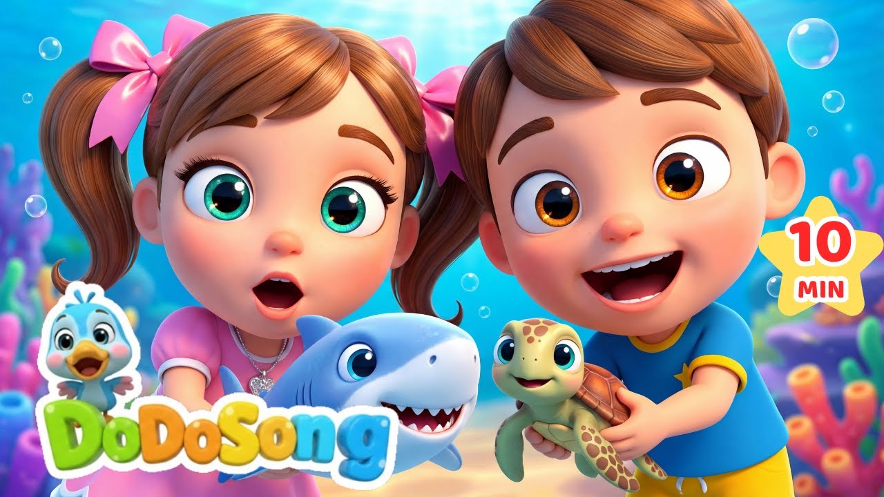 Ocean & Sea Life Songs for Kids | Kids Music Compilation | DodoSong Nursery Rhymes