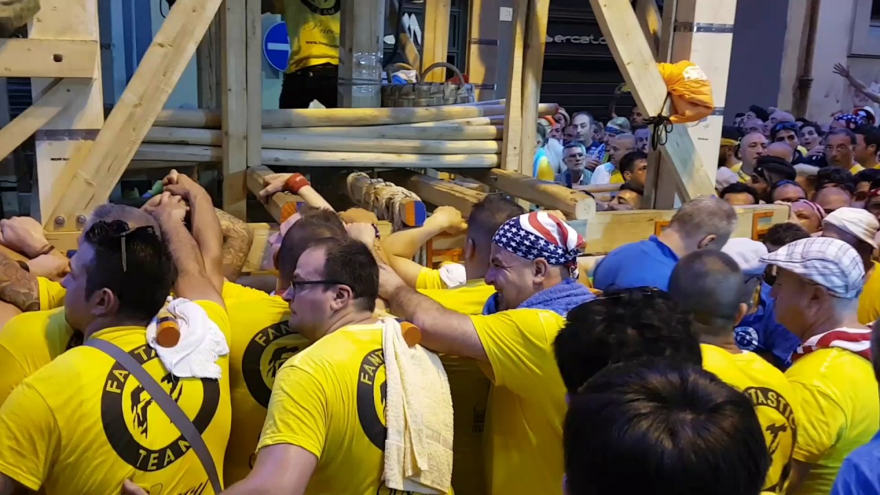 Gigli Nola 2017, Fantastic Team, girata Caparossa.