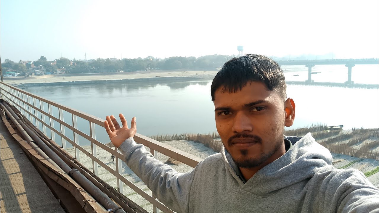 Unnao railway station to ganga bridge #viral #vlog #explorepage 