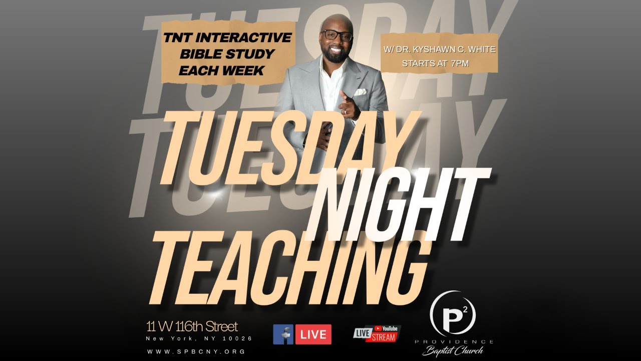 SPBCNY | Join us LIVE for Tuesday Night Teaching!