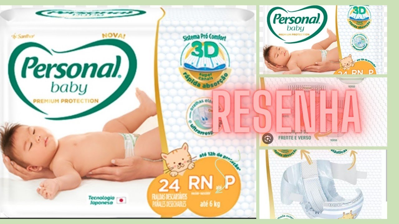 FRALDA PERSONAL BABY PREMIUM PROTECTION #resenha #fralda #maternidade #bebe #fraldapersonal