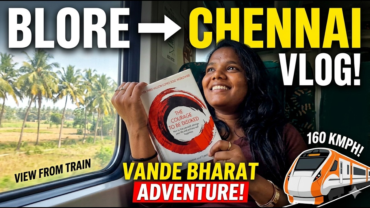 Is Vande Bharat Worth It? 🚄 Bengaluru → Chennai Experience