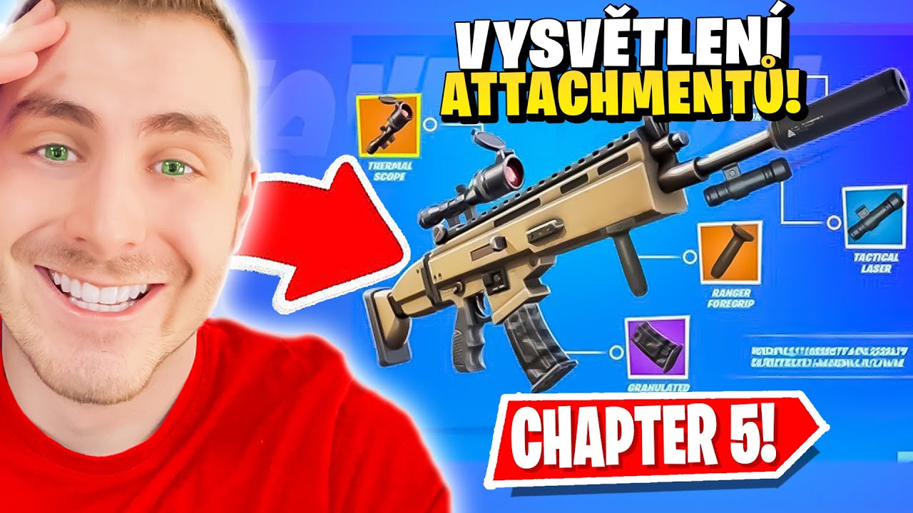 *NOV&Eacute;* ATTACHMENTY V CHAPTER 5 SEASON 1 Fortnite!!