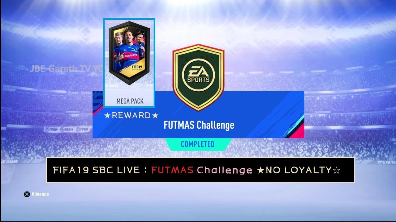 FIFA19 SBC LIVE : FUTMAS Challenge ★NO LOYALTY☆