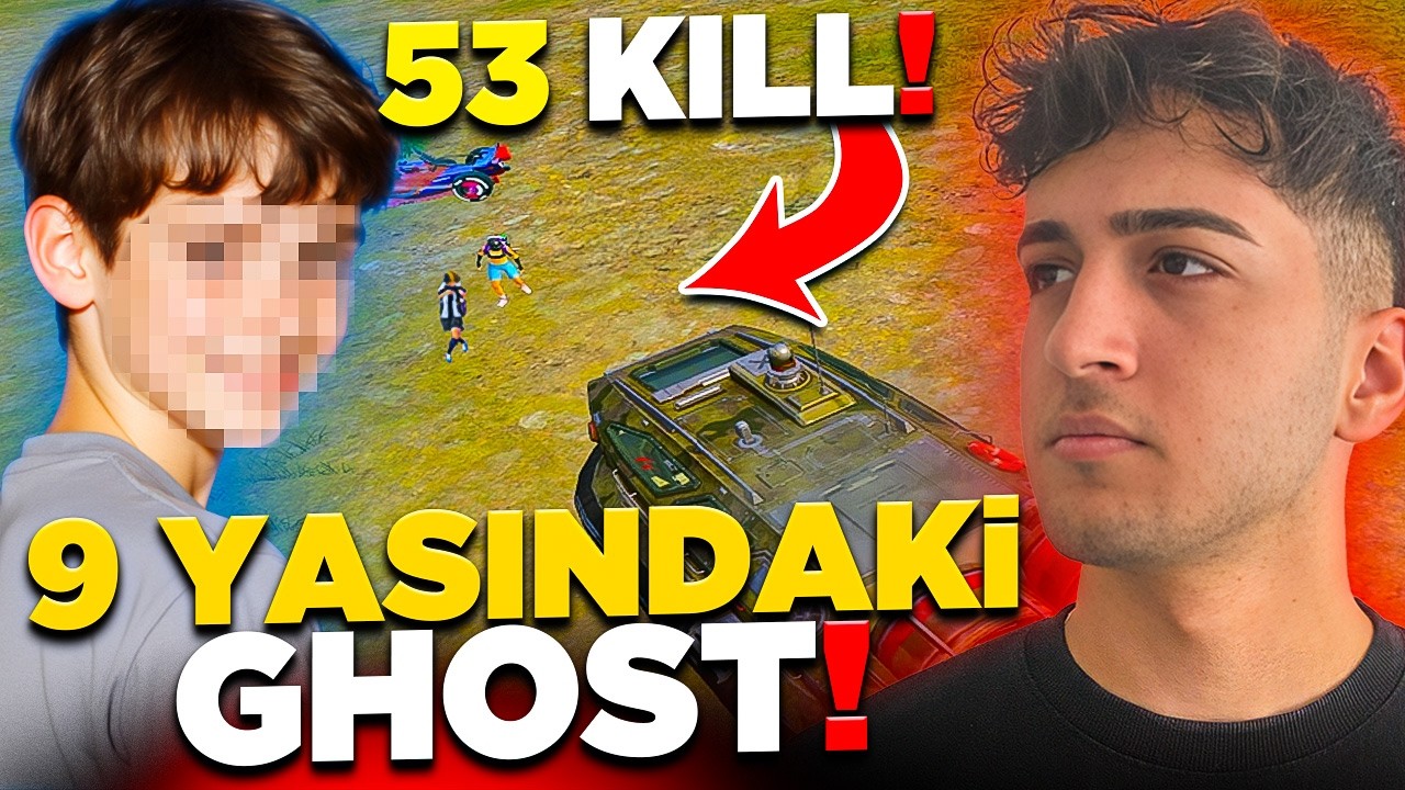 9 YAŞINDAKİ BAPELİ ÇOCUK BANA GHOST ATTI! TAKIMA ÇAĞIRDIM! 53 KİLL YARGI DAĞITTIK! PUBG Mobile
