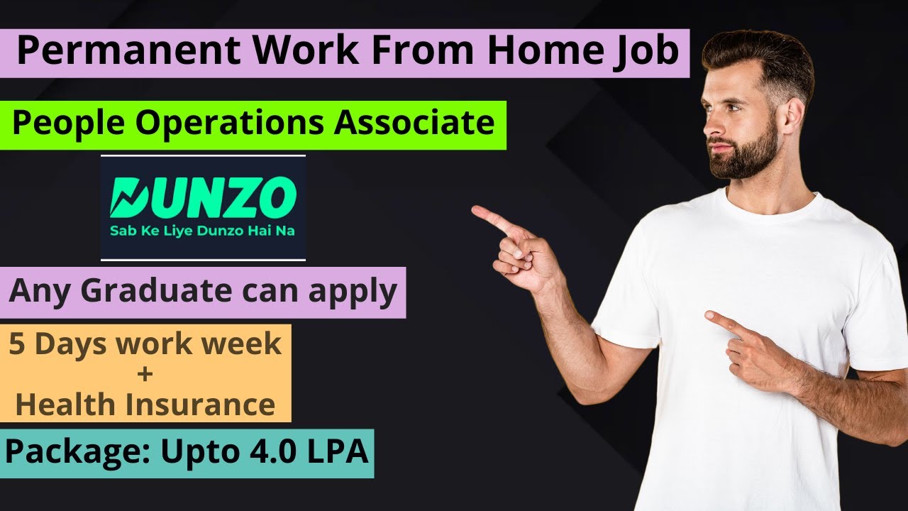Work From Home Jobs 2022 | Latest WFH Jobs 2022 | Dunzo Jobs 2022 | WFH Jobs 2022 | Progressive Jobs