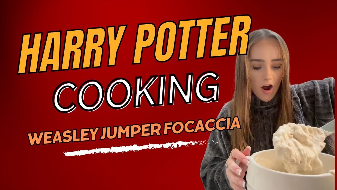 Harry Potter Weasley Jumper Focaccia | Harry Potter Recipe | Harry Potter Cooking