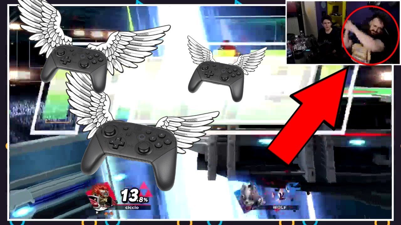 MARCO DISTRUGGE 100+€ DI CONTROLLER SWITCH GIOCANDO A SMASH CON CICCIO