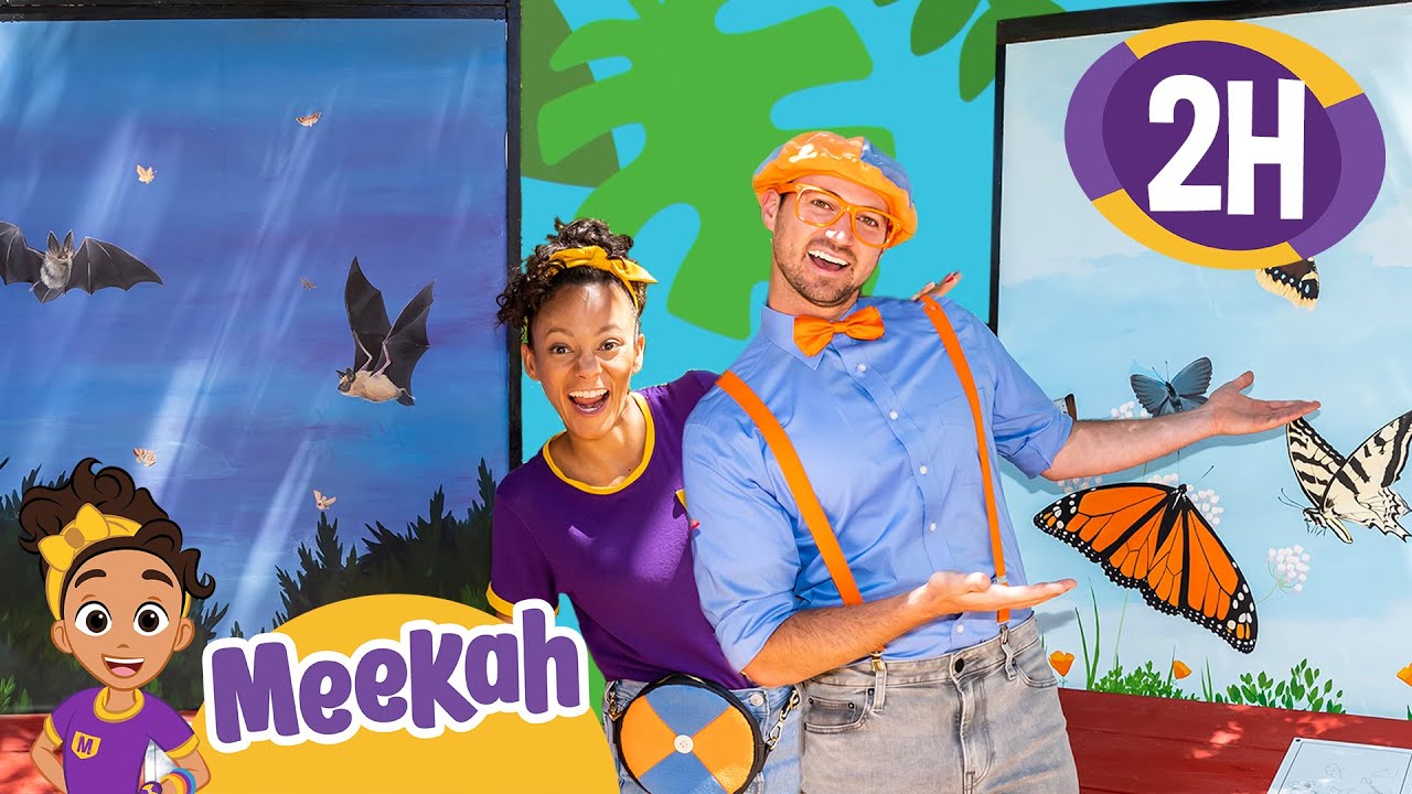 Blippi and Meekah's Nature Scavenger Hunt | Educational Videos for Kids