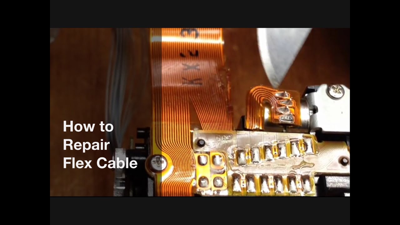 How to Repair Flex Cable - Flexible PCB Type Flat Copper Ribbon Cable