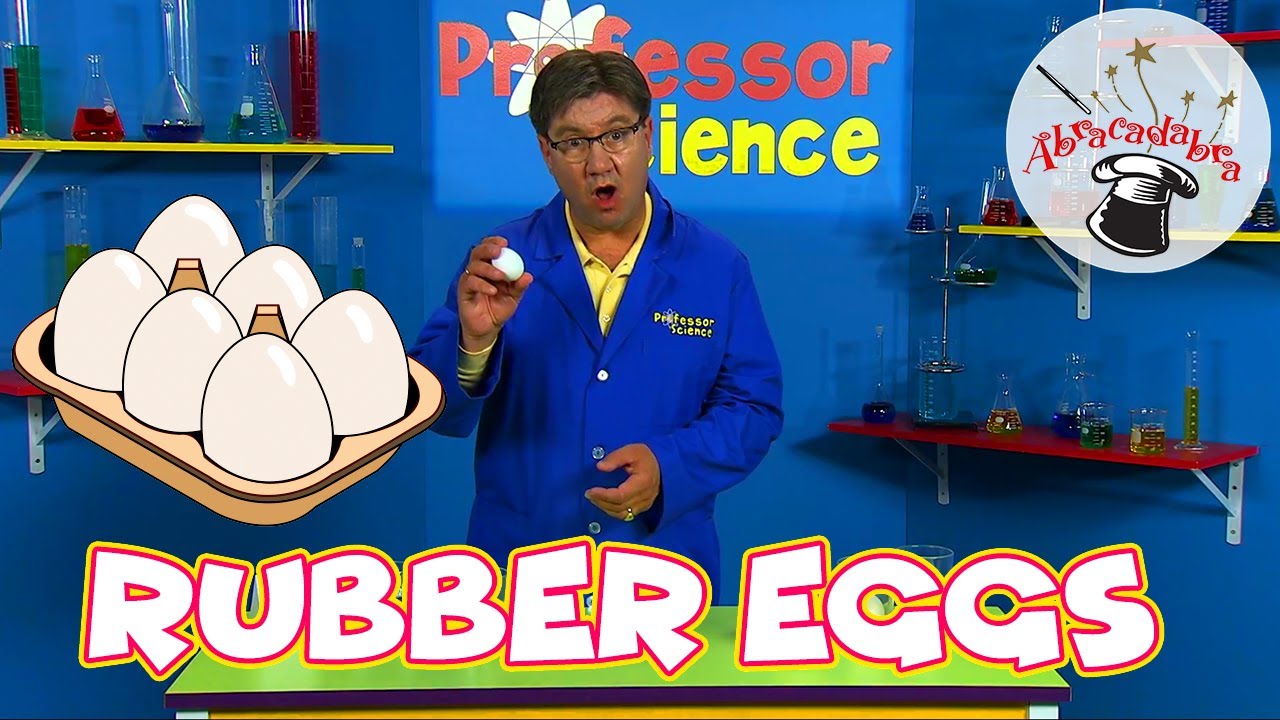 Abracadabra Science Experiment - Rubber Eggs