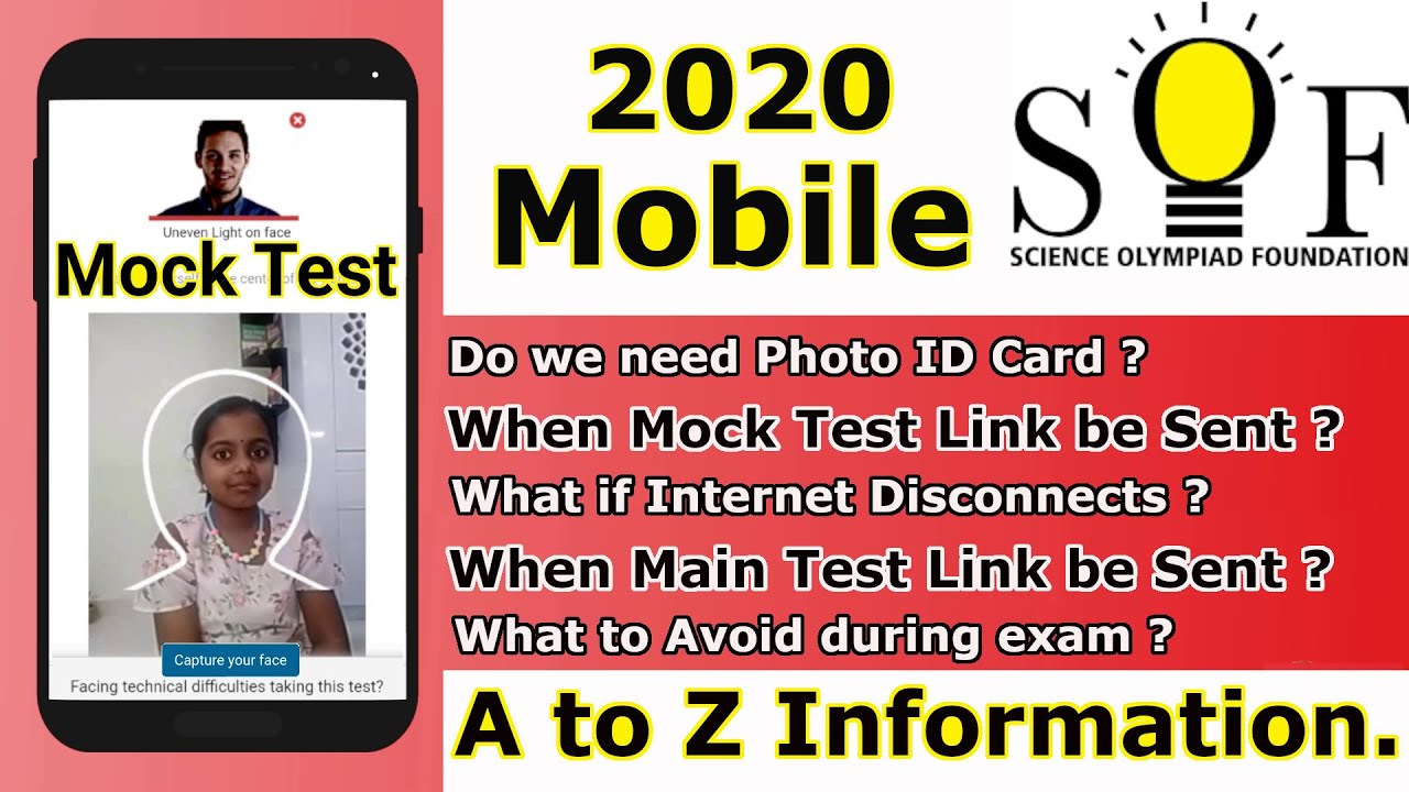 SOF Mock Test on Mobile 2020 | SOF Online Mock Test on Android | Online Exam |  #Olympiad #Mocktest