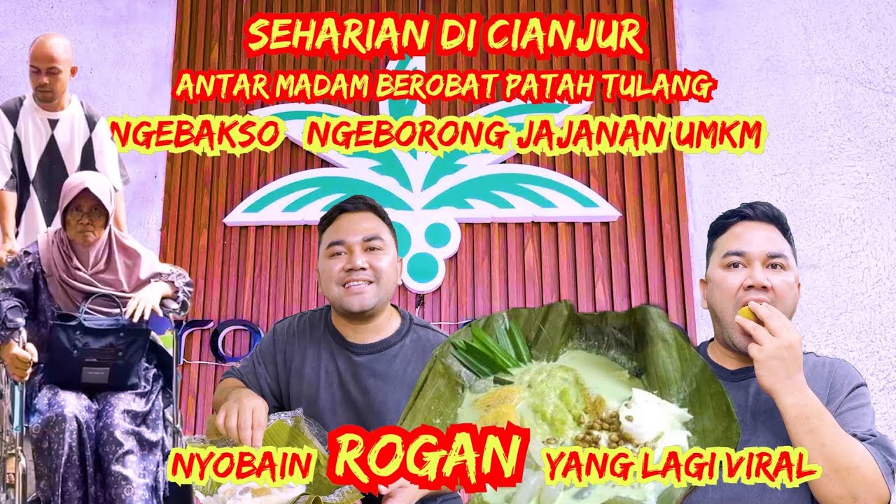 KE CIANJUR KARENA MADAM PATAH KAKI😢NYOBAIN ROGAN YANG LAGI VIRAL 🔥 BORONG UMKM LOKAL DI PASAR MALEM