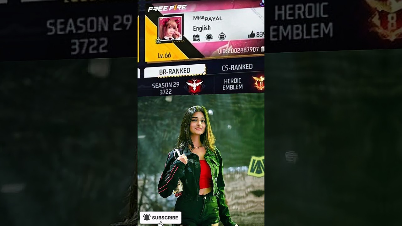 BIG GIRL'S YOUTUBER UID 😍#love #girl @PAYALGAMING @Sooneeta @chikugaming_official