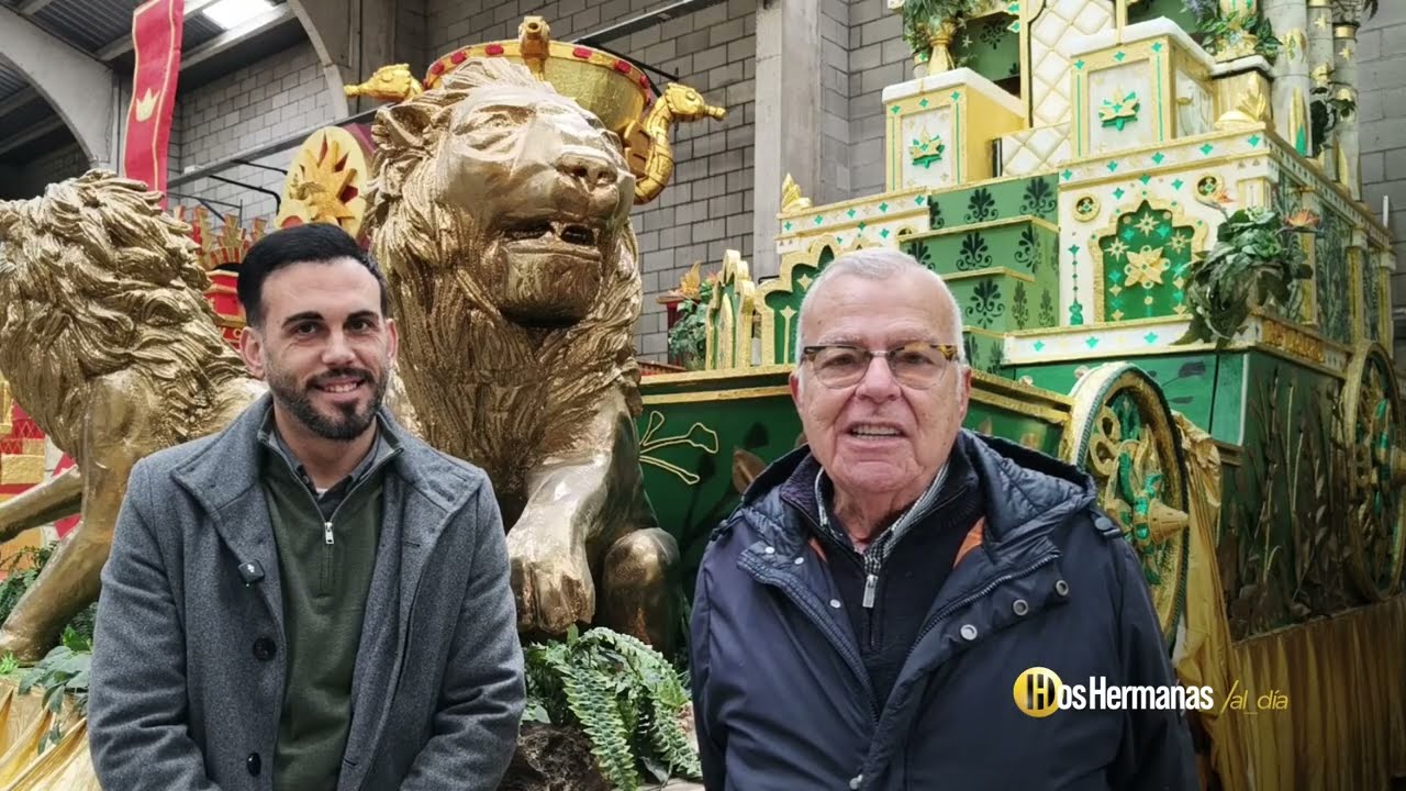 Francisco González y Diego Gómez, Presidente y Director Creativo de la Cabalgata de Reyes Magos