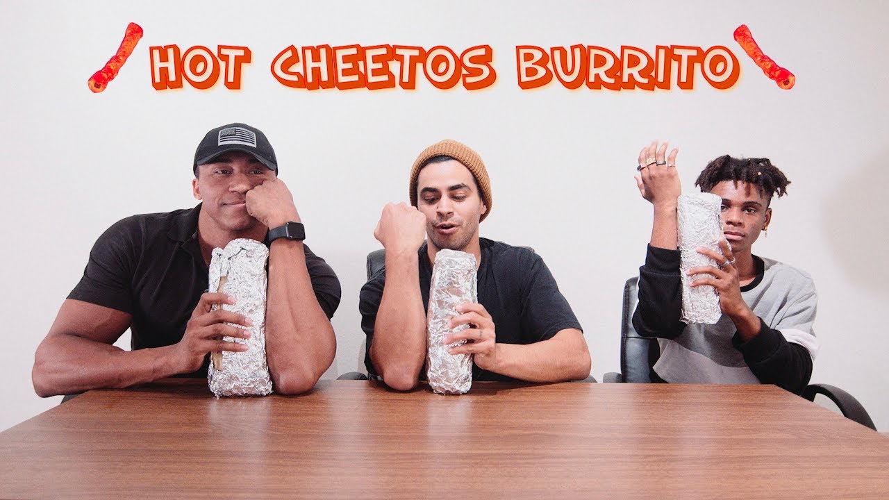 Flaming Hot Cheetos Monster Burrito Challenge | David Lopez