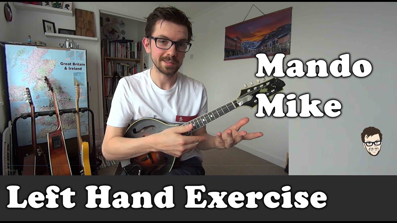 Left Hand Stretching Exercise - Mandolin Lesson (Advanced)
