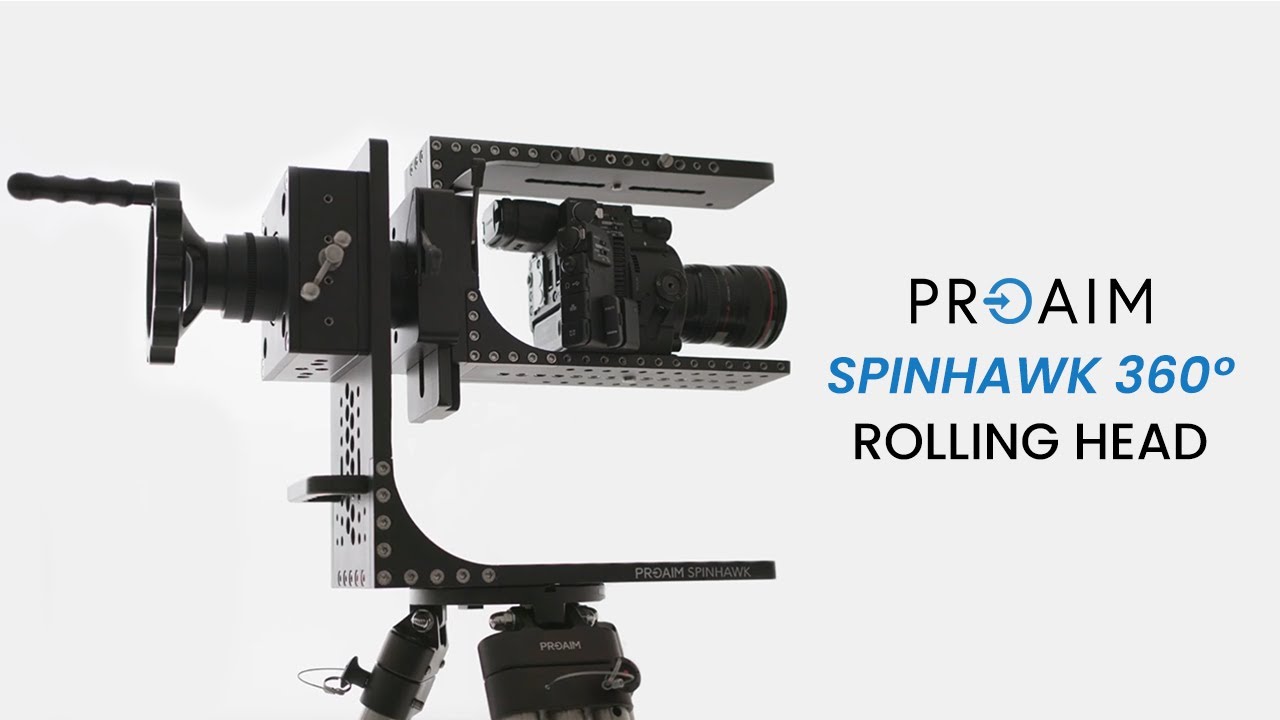 Proaim Spinhawk 360&deg; Rolling Camera Head - For Filmmakers & Cinematographers