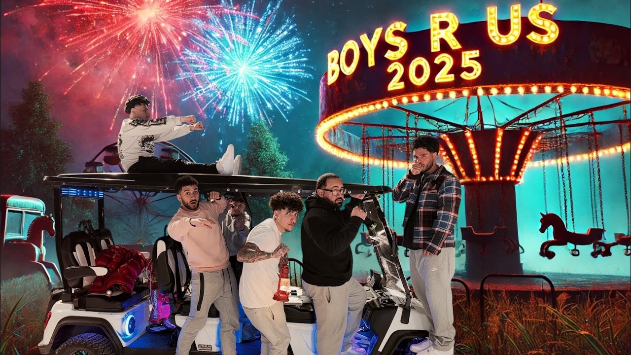 THE BOYS SPEND THE NIGHT AT THE MOST LUXURIOUS ABANDONED PARK!!