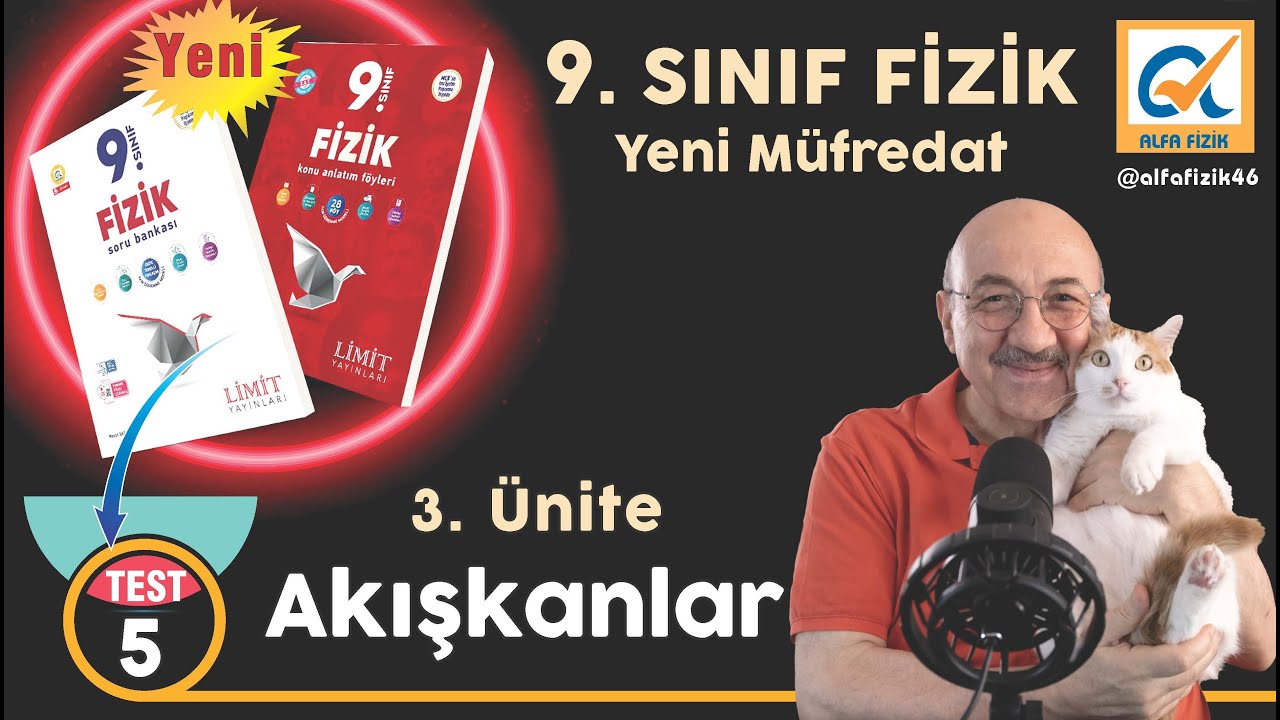 9. SINIF FİZİK SORU ÇÖZÜMÜ - LİMİT YAYINLARI SORU BANKASI - AKIŞKANLAR - SIVI BASINCI - TEST:5