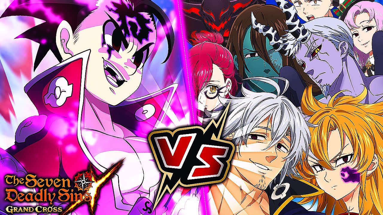 Zeldris VS EVERY Story BOSS in Seven Deadly Sins: Grand Cross (the relevant ones)