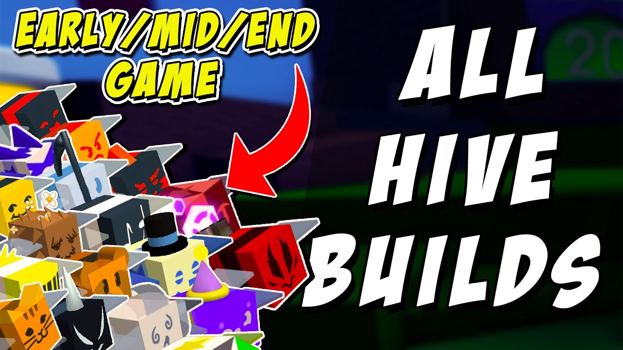 All BEST HIVE COMPOSITIONS in Bee Swarm Simulator [Early/Mid/End] | Roblox