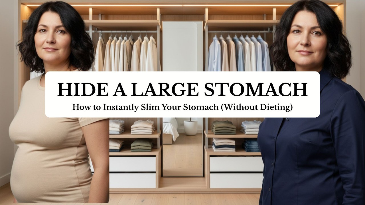 Hide Your Large Stomach - Belly-Hiding Trick