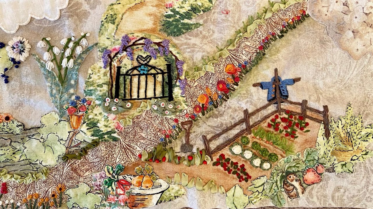 #roxysjournalofstitchery - Down The Garden Path #5