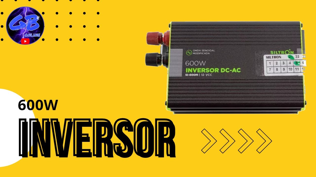 REVIEW inversor SILTRON 600W onda modificada - GB online #gbonline