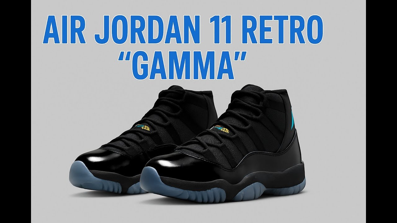 JORDAN 11 GAMMA BLUE UNBOXING....FIRST LOOK!!