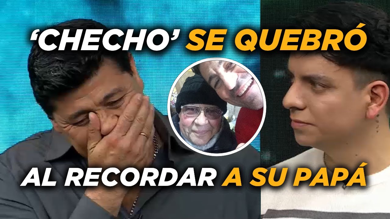 'CHECHO' IBARRA NO PUDO CONTENER LAS LÁGRIMAS AL RECORDAR A SU PAPÁ - LATINA DEPORTES