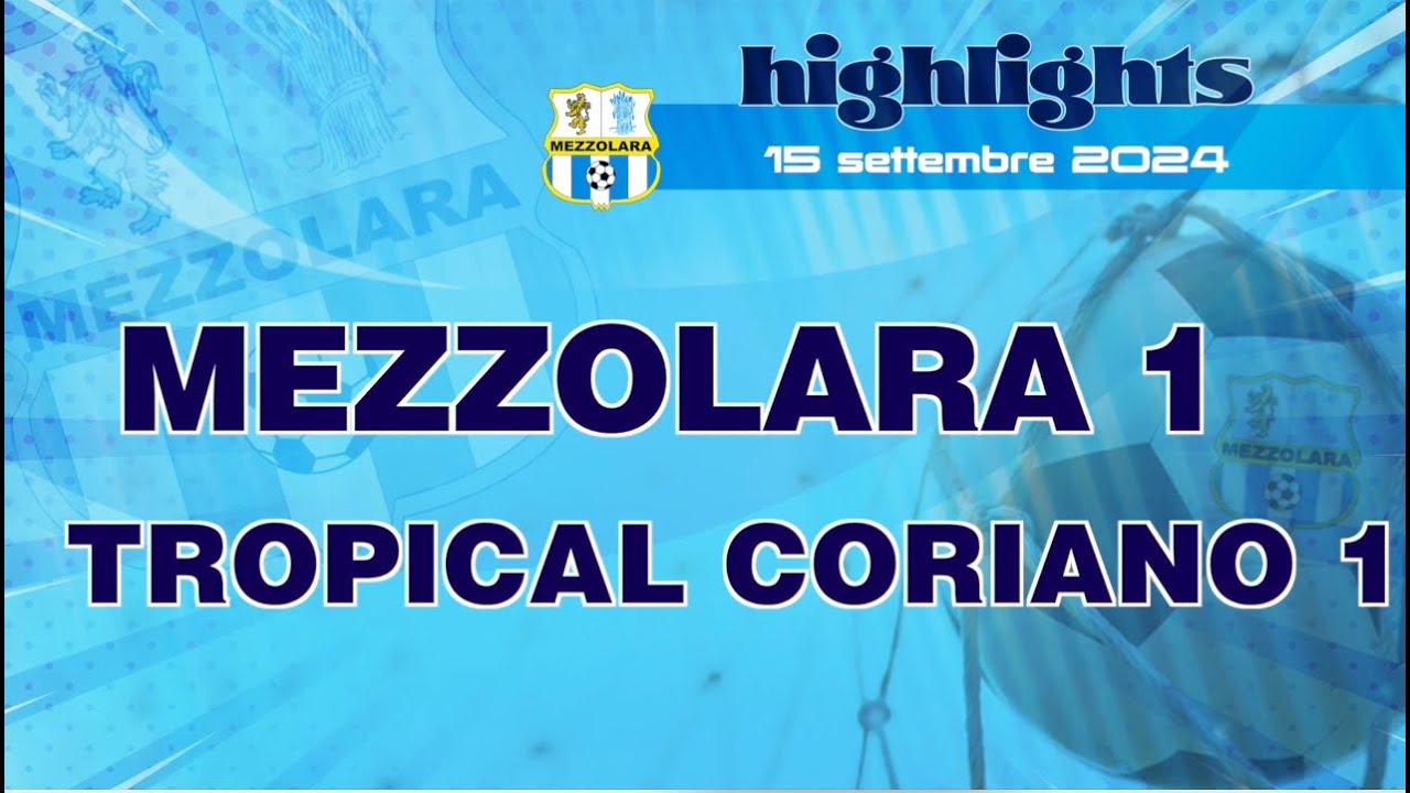 Mezzolara - Tropical Coriano: 1-1