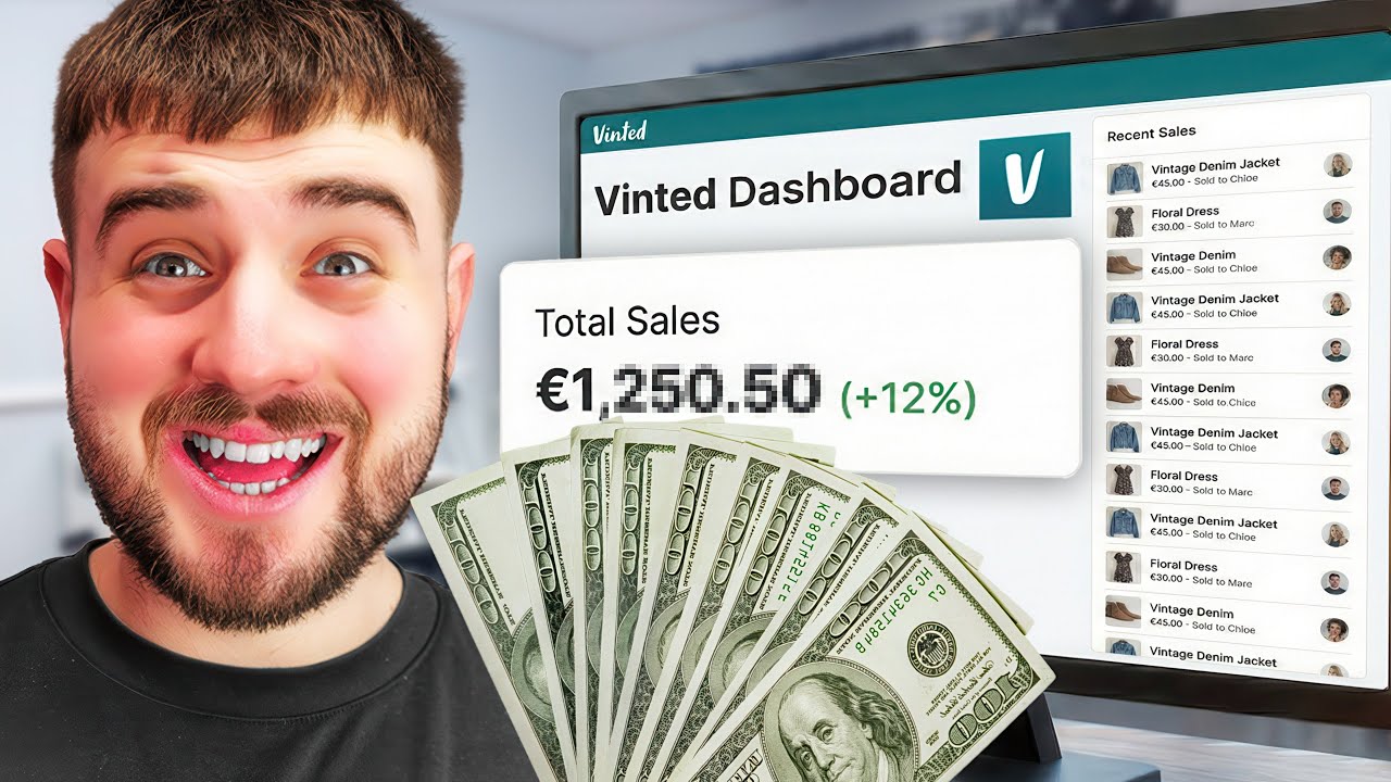 Как начать перепродажу товаров на Vinted в 2026 году | От 100 до 1000 фунтов стерлингов | *НИЗКИЙ...