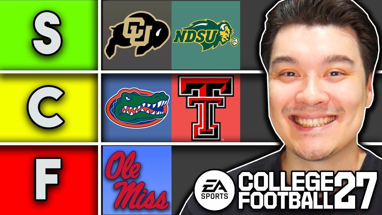 Ranking ALL 138 Teams College Football 27 Dynasty