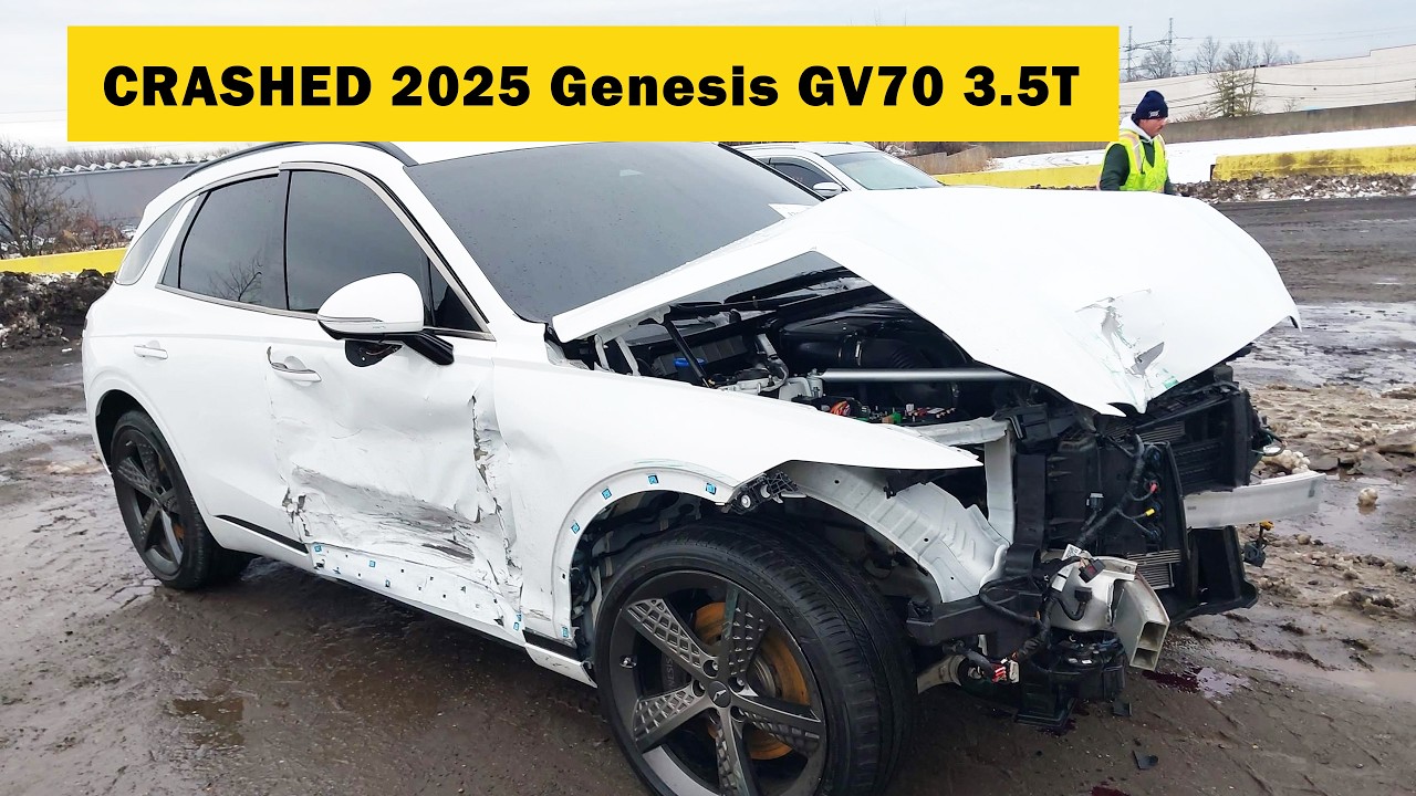 WP0CA2A89RK205702 | 2025 Genesis GV70 3.5T AWD Sport | Auction History & Damages