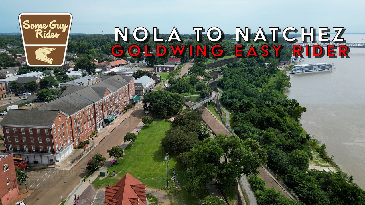 Ep 4: NOLA to Natchez, Native Burial Grounds, Riverboats, and Camping on a Goldwing