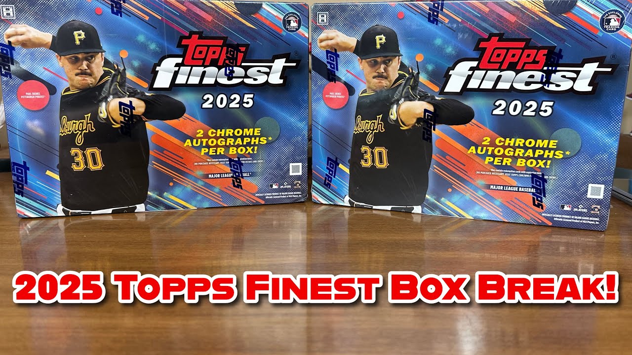 2025 Topps Finest Baseball Hobby Box Break!