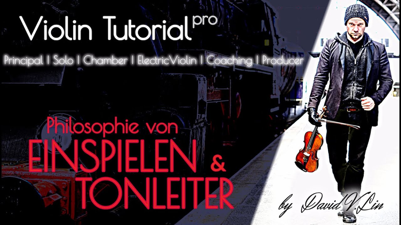 Violine Geige Tutorial - richtig Aufwärmen und Tonleiter üben
