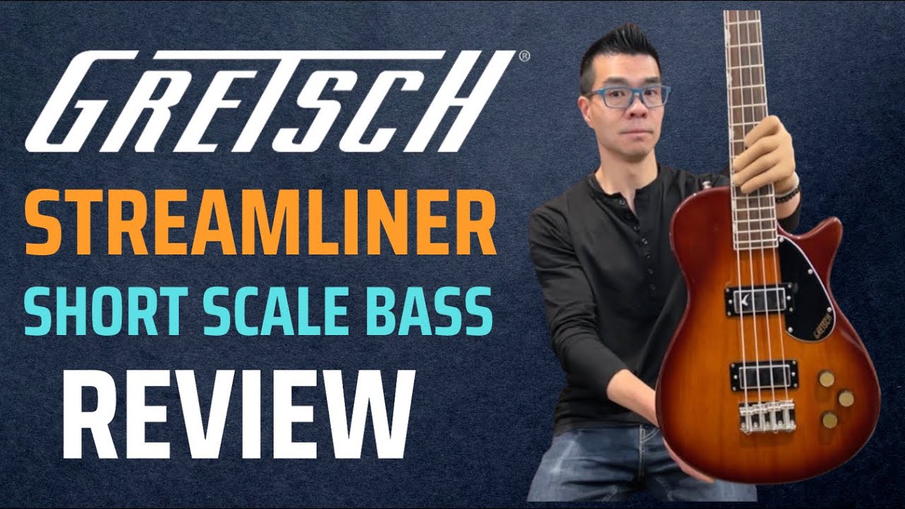 Обзор и демонстрация бас-гитары Gretsch Streamliner Short Scale: является ли она улучшением по ср...