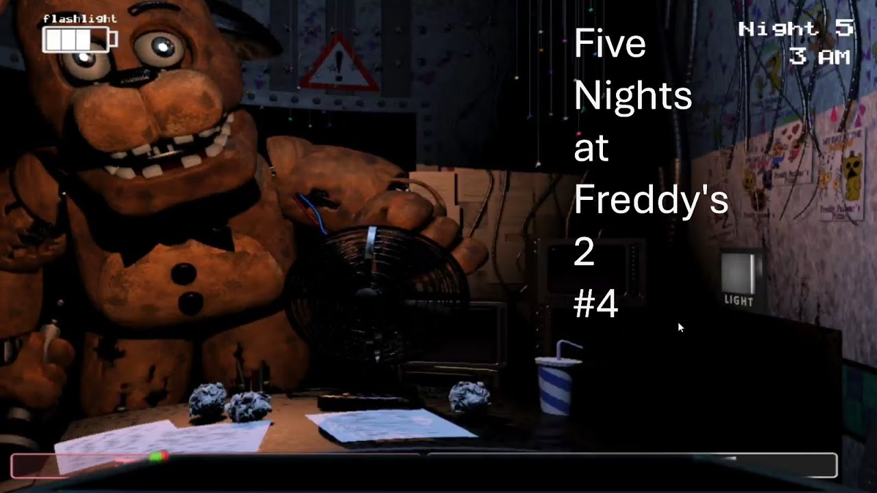 Officially done with my final shift Five Nights at Freddy's 2 Part 4
