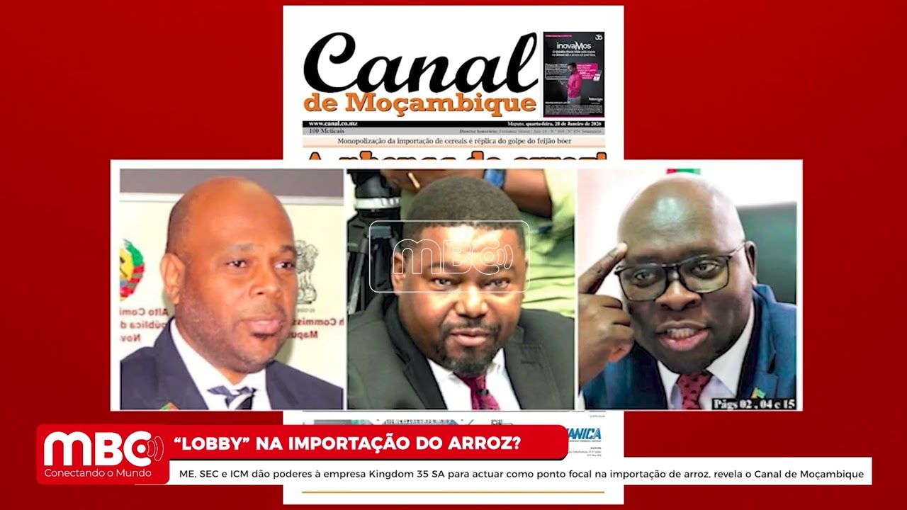 ME, SEC E ICM DÃO PODERES À EMPRESA KINGDOM35 SA PARA ACTUAR COMO PONTO FOCAL NA IMPORTAÇÃO DE ARROZ